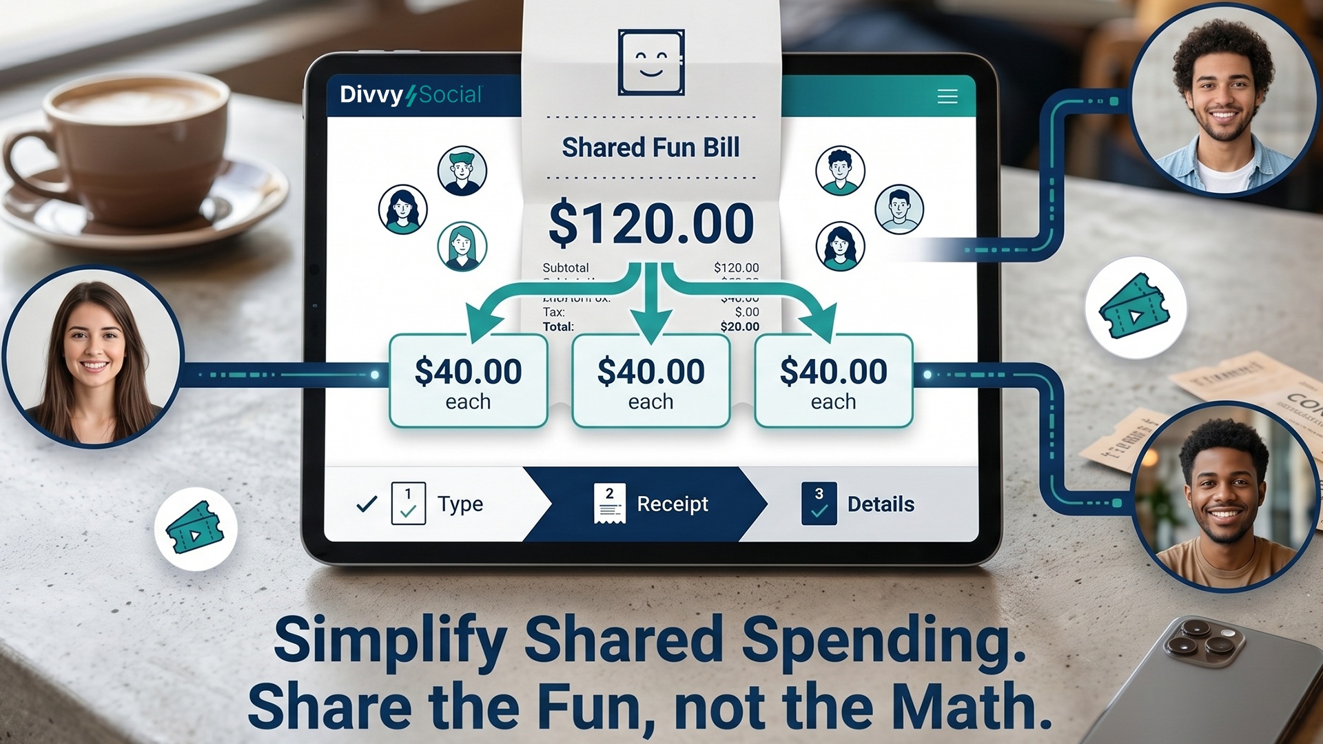 Divvy Is Bill Example Divvy.Social | The Ultimate Bill Splitting Tool